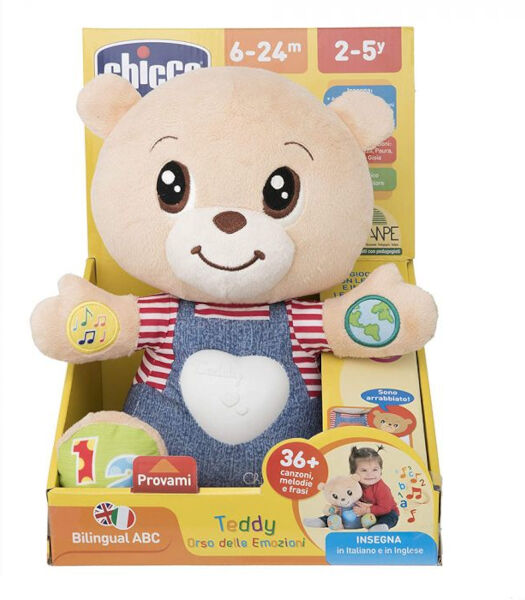 chicco gioco abc teddy orso emozioni