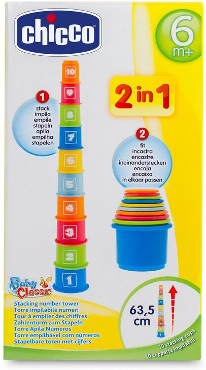 Chicco Gioco Numeri Impilabili 6m+