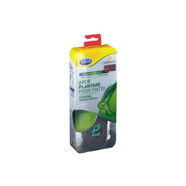 scholls scholl plantare arco m 2 pezzi