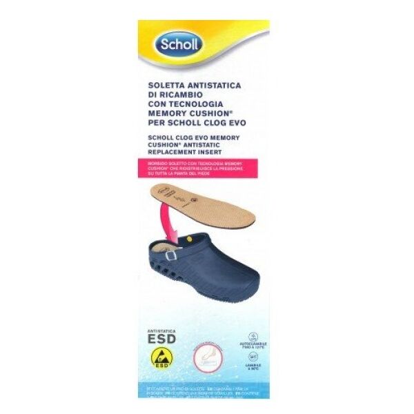 scholl clog evo soletta a-static42/43