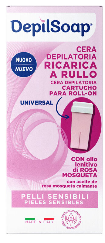 antica farmacia orlandi depilsoap cera ricarica rullo rosa