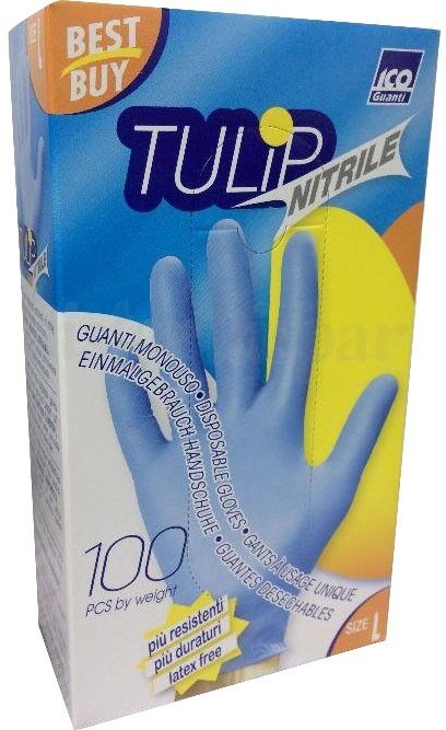 Antica Farmacia Orlandi Tulip 100 Guanti Nitrile Blu L