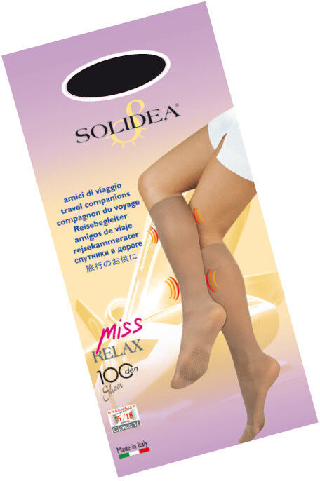 Solidea By Calzificio Pinelli Miss Relax 100 Gambaletto Avorio 1 - S