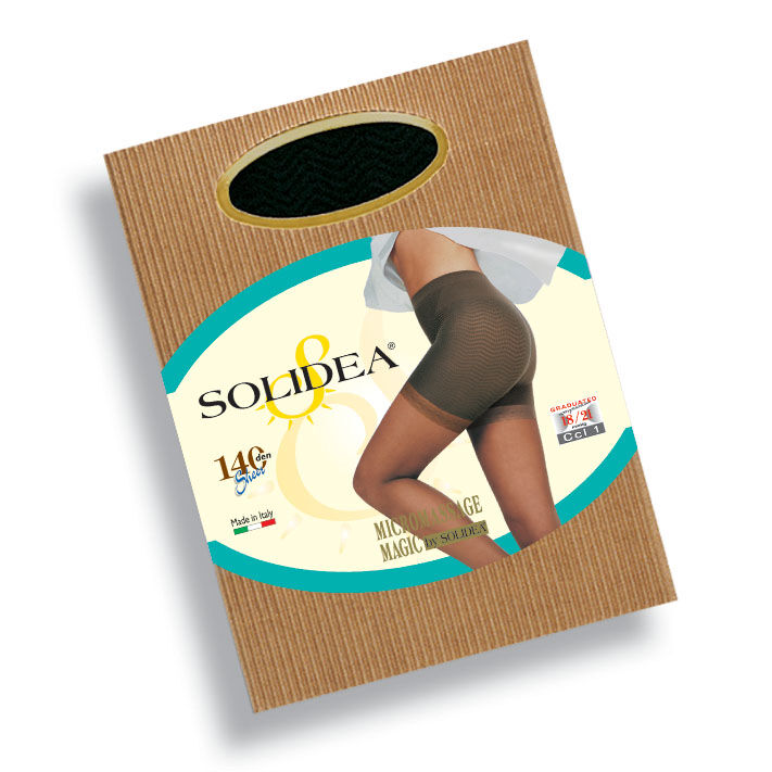 Solidea By Calzificio Pinelli Magic 140 Collant Anti Cellulite Sabbia 4 - L