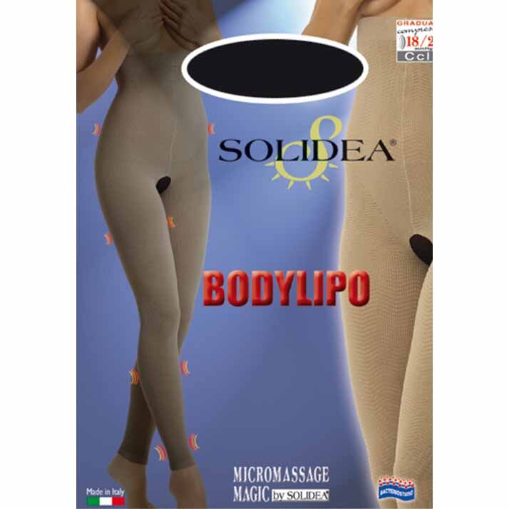 Solidea By Calzificio Pinelli Body Lipo Nero 1 S