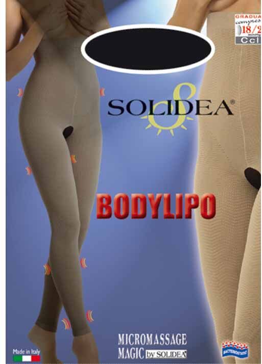 Solidea By Calzificio Pinelli Body Lipo Nero 4 Xl - Xl