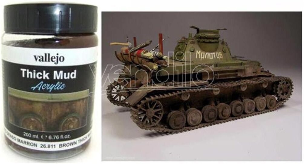 VALLEJO Weathering Brown Splash Mud 200ml 26811 Accessori Per Modellismo VALLEJO Weathering Brown Splash Mud 200ml 26811 Accessori Per Modellismo