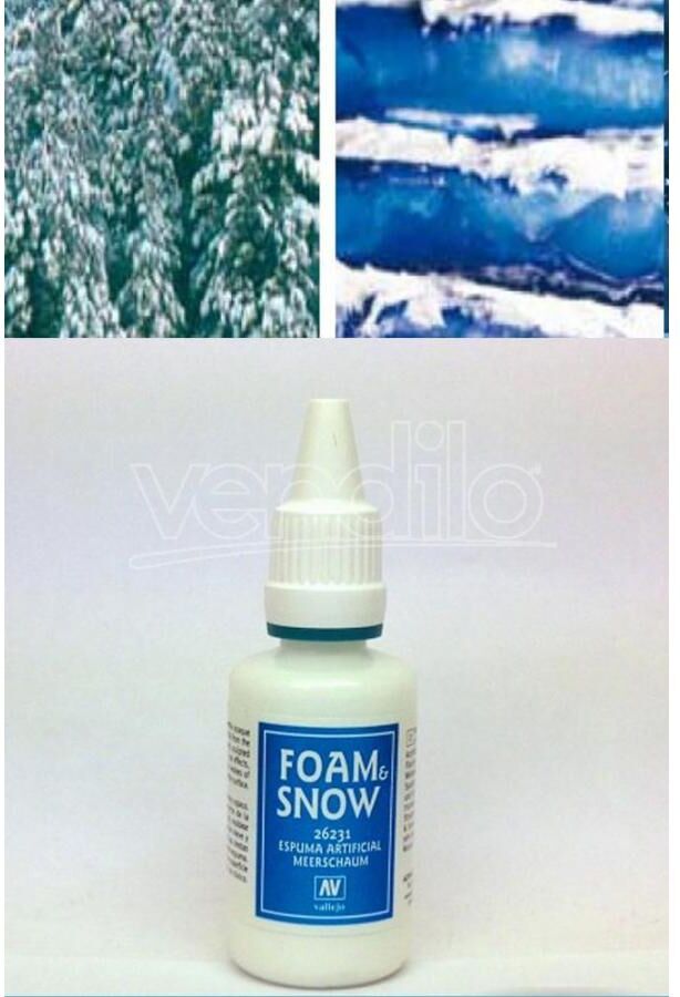 VALLEJO Texture Foam E Snow 26231 Colori VALLEJO Texture Foam E Snow 26231 Colori