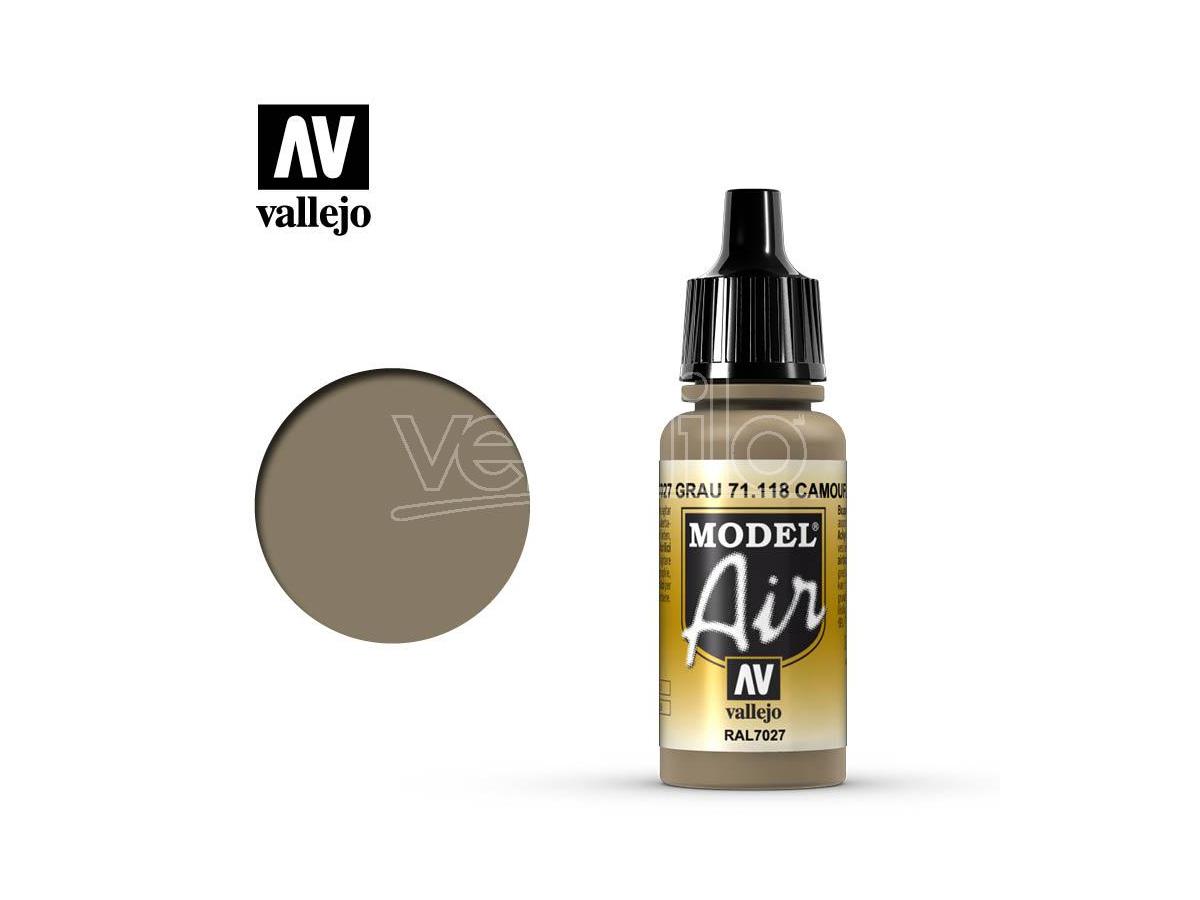 VALLEJO Model Air Camouflage Grey 71118 Colori