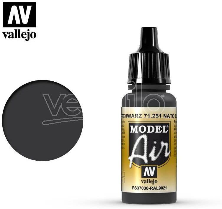 VALLEJO Model Air Nato Black 71251 Colori