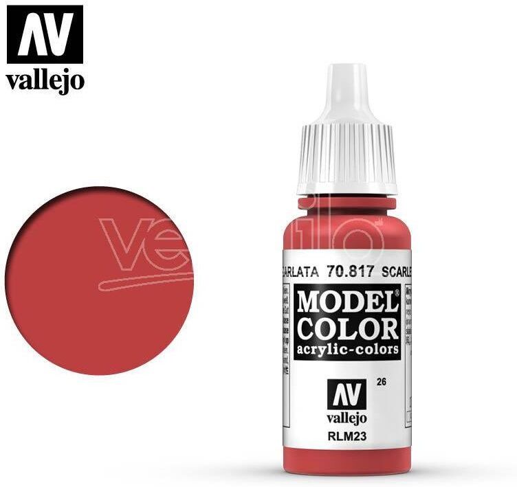 VALLEJO Mc 026 Scarlet 70817 Colori VALLEJO Mc 026 Scarlet 70817 Colori