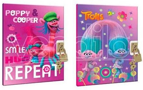 DREAMWORKS Trolls Poppy Diary Con Locker DREAMWORKS Trolls Poppy Diary Con Locker
