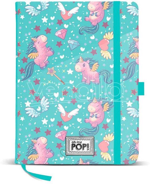 KARACTERMANIA Oh My Pop Unicorn Blue Diary