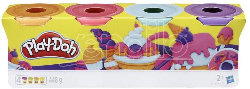 PLAY-DOH Pongo Pacco Da 4 Pots PLAY-DOH Pongo Pacco Da 4 Pots