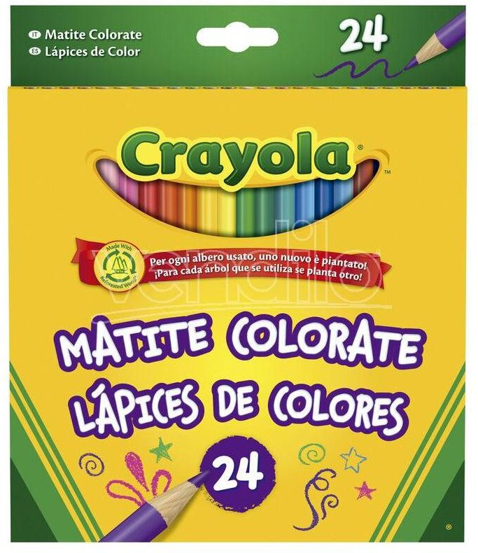 CRAYOLA Coloured Pencils Pack 24 CRAYOLA Coloured Pencils Pack 24