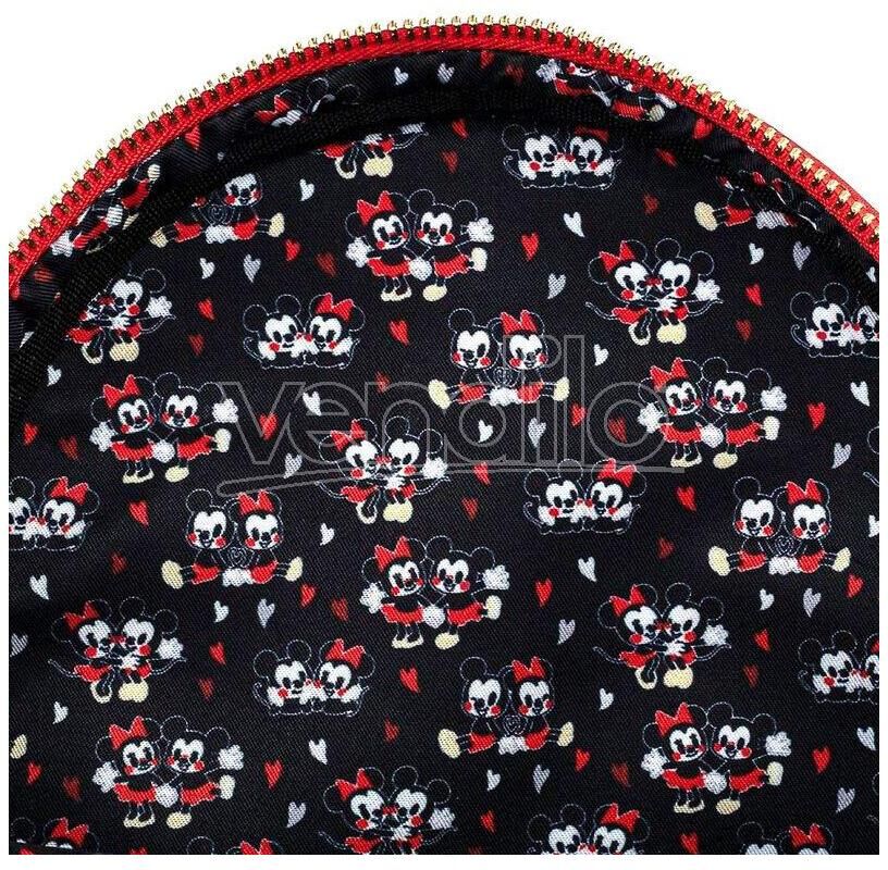 LOUNGEFLY Disney Mickey E Minnie Love Zaino 27cm LOUNGEFLY Disney Mickey E Minnie Love Zaino 27cm