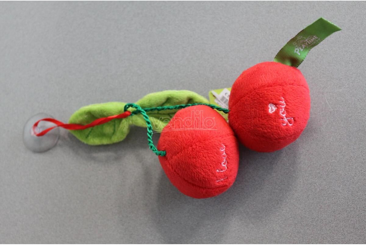 PLAYTIME - Peluche Ciliegie Con Scritta I Love You E Ventosa PLAYTIME - Peluche Ciliegie Con Scritta I Love You E Ventosa