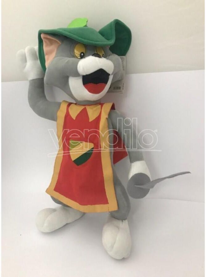 Disney Tom & Jerry Peluche Tom Vestito Da Moschettiere 44 Cm Disney Tom & Jerry Peluche Tom Vestito Da Moschettiere 44 Cm