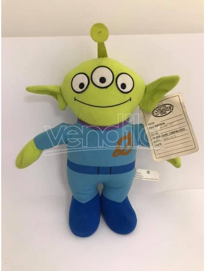 ALTRO Peluche Alieno Verde Con Tuta Spaziale Blu 30cm ALTRO Peluche Alieno Verde Con Tuta Spaziale Blu 30cm