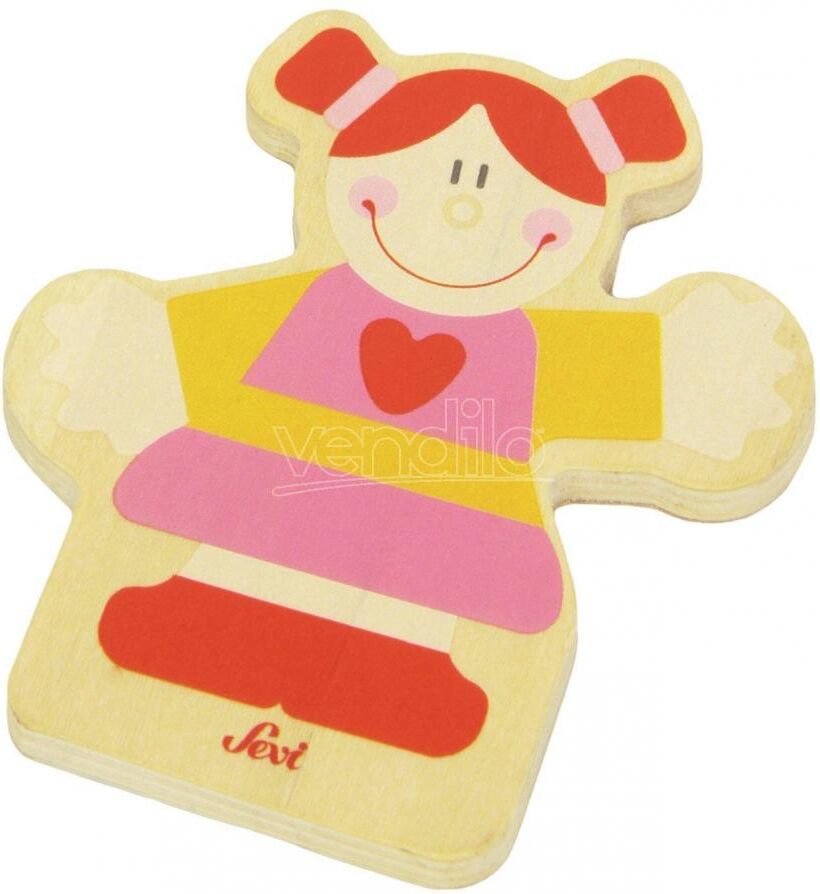 TRUDI Sevi 82577 - Tesserina Bimba In Legno 8,5 Cm Decorazione (Giocattolo) TRUDI Sevi 82577 - Tesserina Bimba In Legno 8,5 Cm Decorazione (Giocattolo)