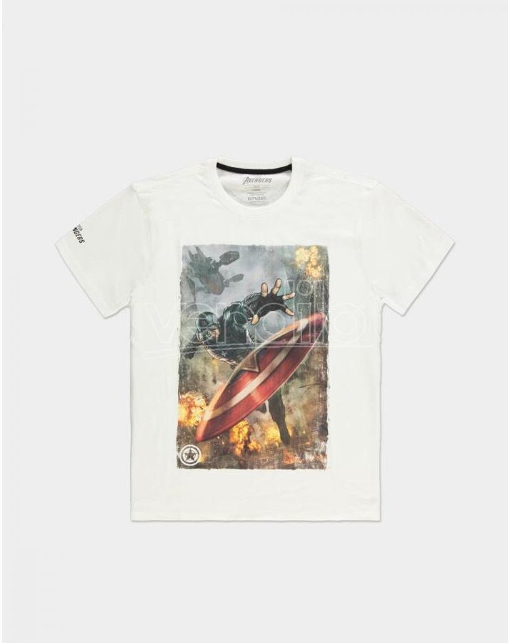 Difuzed Avengers - Captain America - T-Shirt Uomo Difuzed Avengers - Captain America - T-Shirt Uomo