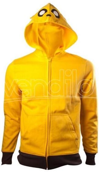 BIOWORLD Adventure Time Jake Hoodle Felpa Felpaer Logo Size L BIOWORLD Adventure Time Jake Hoodle Felpa Felpaer Logo Size L