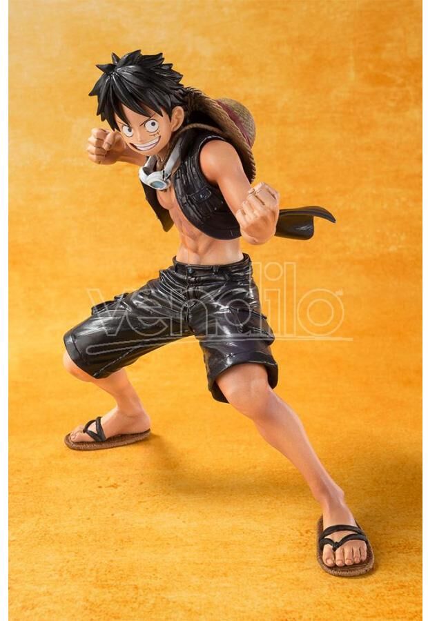 BANDAI One Piece Zero Statua Monkey D. Luffy Film Gold Figura 14 Cm BANDAI One Piece Zero Statua Monkey D. Luffy Film Gold Figura 14 Cm