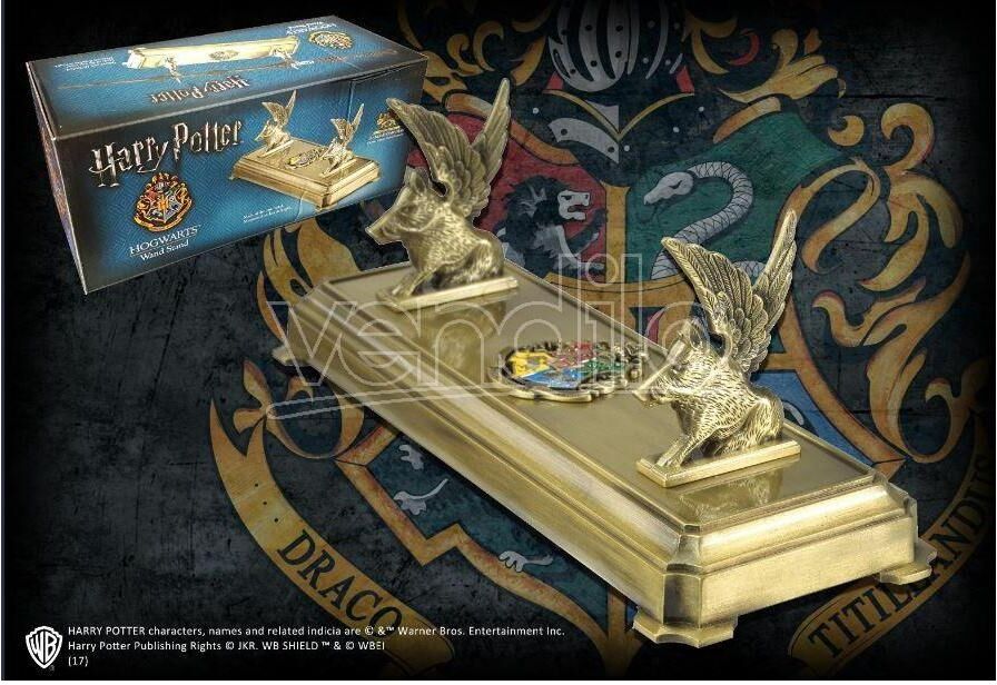 NOBLE COLLECTION Harry Potter Porta Bacchetta Con Stemma Hogwarts NOBLE COLLECTION Harry Potter Porta Bacchetta Con Stemma Hogwarts