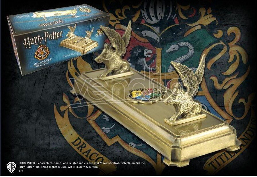 NOBLE COLLECTION Harry Potter Porta Bacchetta Con Stemma Hogwarts