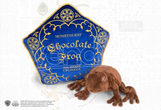 NOBLE COLLECTION Harry Potter - Peluche E Cuscino Rana Di Cioccolato