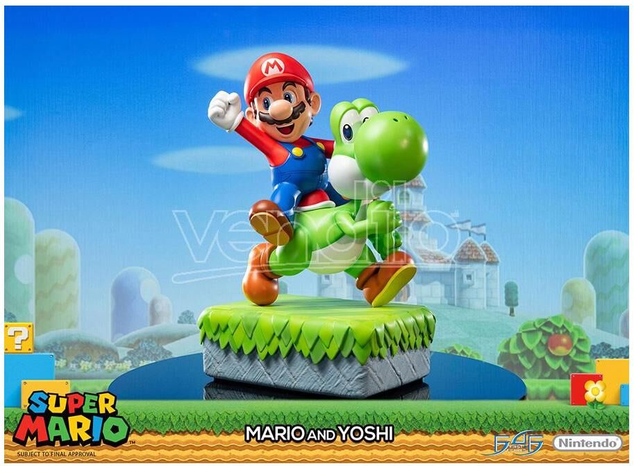 FIRST4FIGURES Super Mario E Yoshi Statua