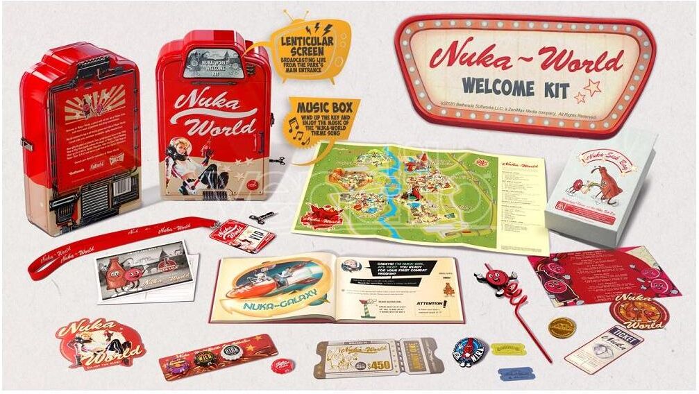 DOCTOR COLLECTOR Doctor Da Collezionefallout Nuka World Welcome Kit Replica