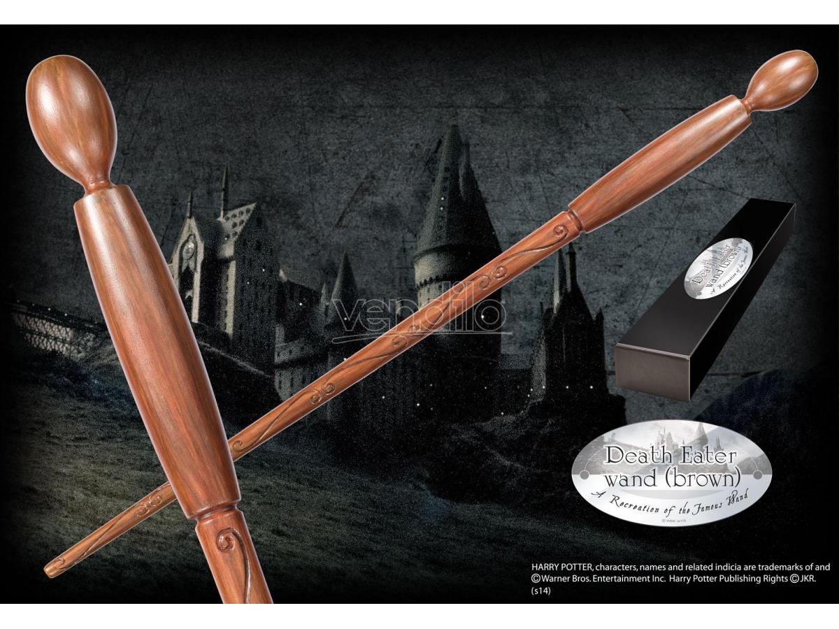 NOBLE COLLECTION Harry Potter Bacchetta Magica Mangiamorte Brown Character