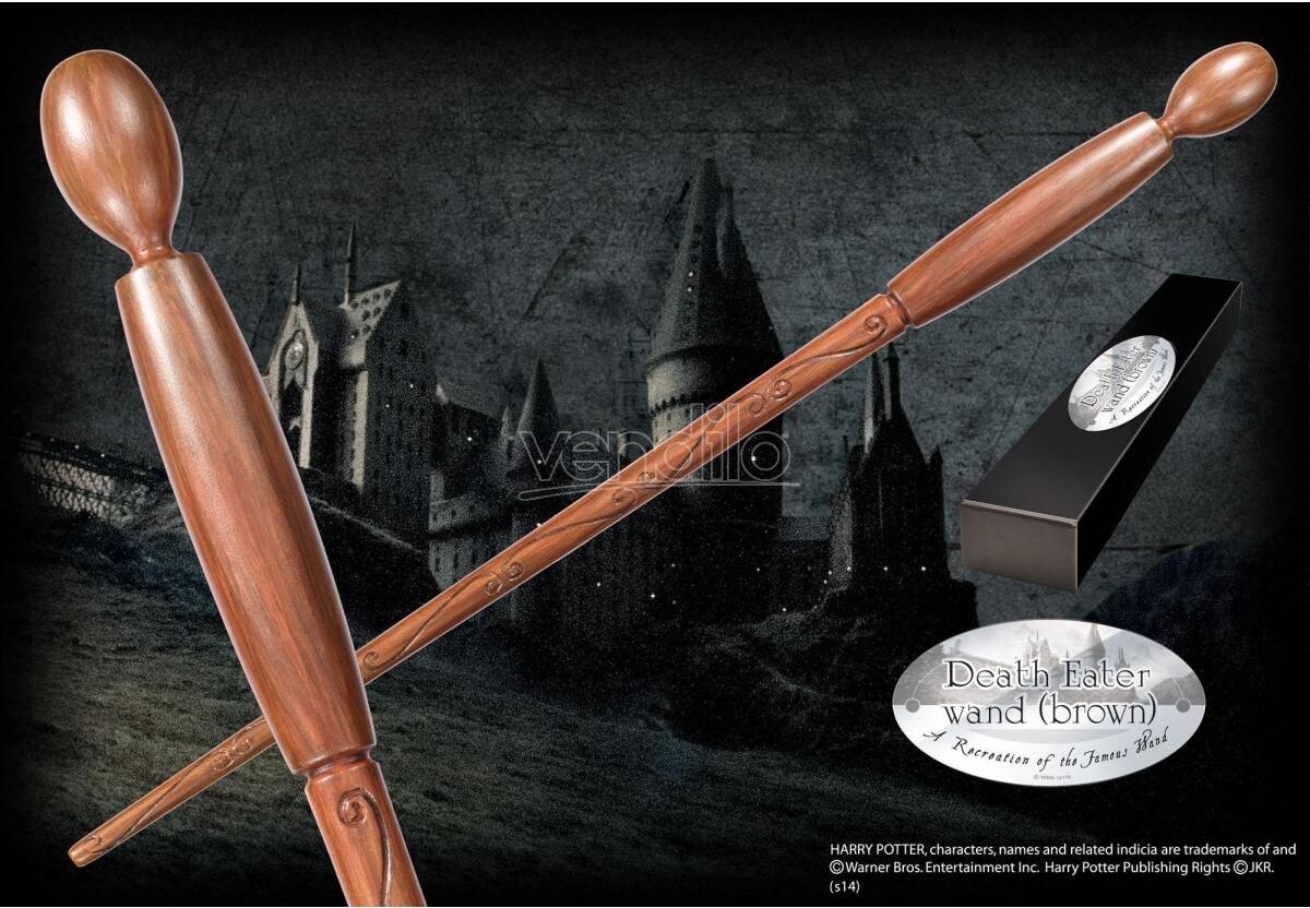 NOBLE COLLECTION Harry Potter Bacchetta Magica Mangiamorte Brown Character NOBLE COLLECTION Harry Potter Bacchetta Magica Mangiamorte Brown Character