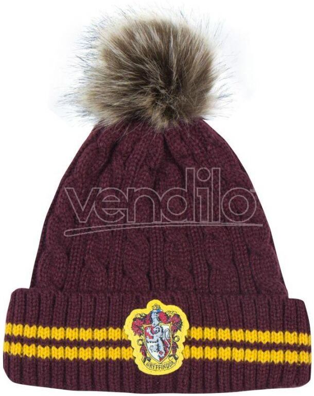 CINEREPLICAS Harry Potter Grifondoro Pompom Beanie Berretto CINEREPLICAS Harry Potter Grifondoro Pompom Beanie Berretto