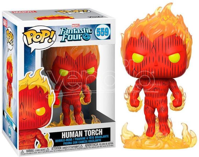 FUNKO Pop Figura Marvel Fantastic Four Human Torch