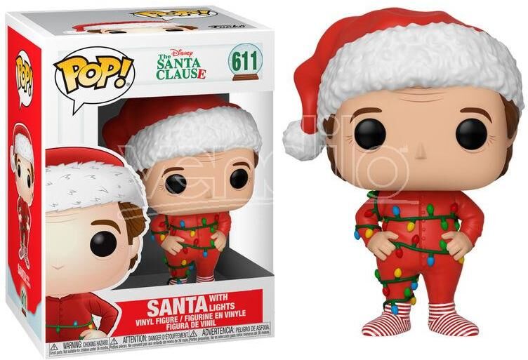 FUNKO Pop Figura Disney The Santa Clause Santa Con Lights FUNKO Pop Figura Disney The Santa Clause Santa Con Lights