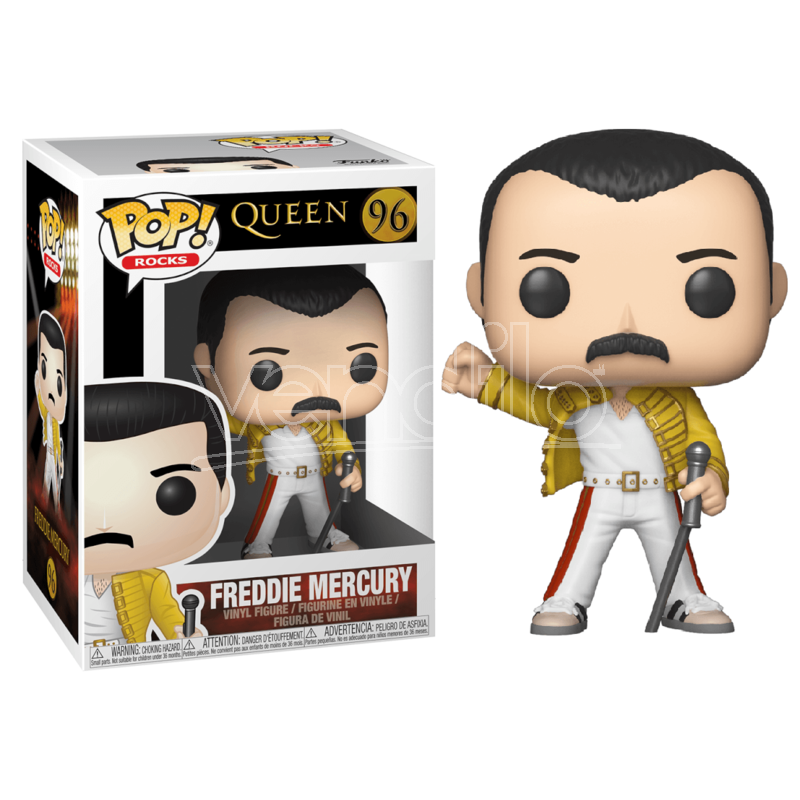 FUNKO Queen  Pop Musica Vinile Figura Queen Freddie Mercury Wembley 1986 FUNKO Queen  Pop Musica Vinile Figura Queen Freddie Mercury Wembley 1986
