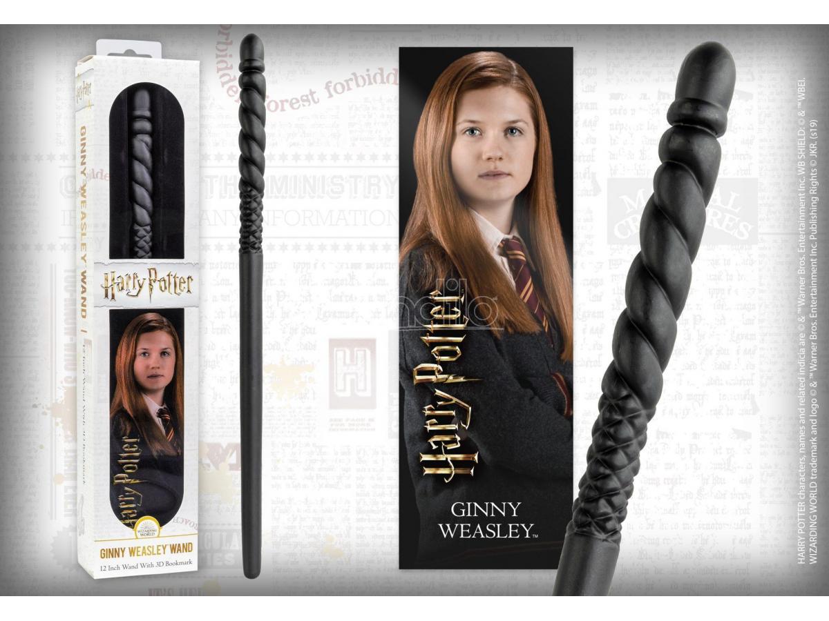 NOBLE COLLECTION Harry Potter Bacchetta Magic Ginny Weasley + Segnalibro 3d