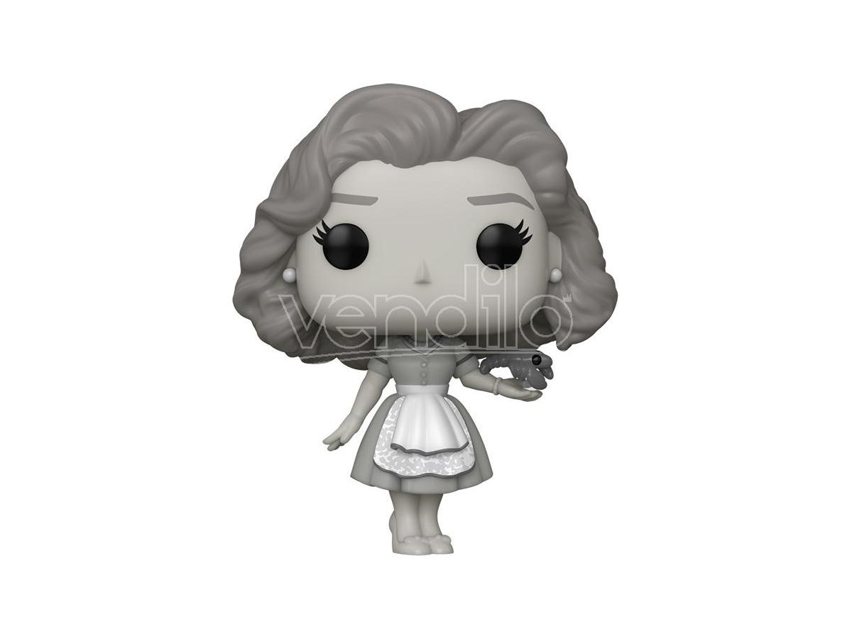 FUNKO Wandavision Marvel  Tv Vinile Figura 50s Wanda Bianco E Nero 9 Cm FUNKO Wandavision Marvel  Tv Vinile Figura 50s Wanda Bianco E Nero 9 Cm