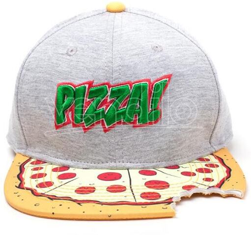 Difuzed Teenage Mutant Ninja Turtle - Pizza Cappellino Snapback Con Morso Difuzed Teenage Mutant Ninja Turtle - Pizza Cappellino Snapback Con Morso