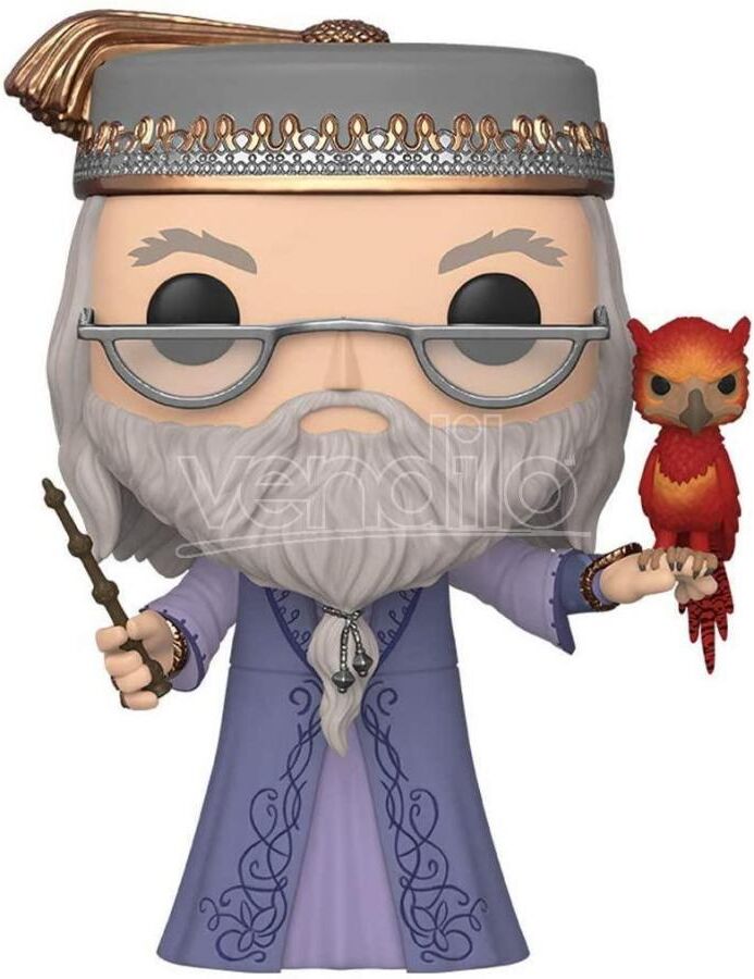 FUNKO Harry Potter  Pop Film Vinile Figura Albus Silente Con Fenice 25 Cm