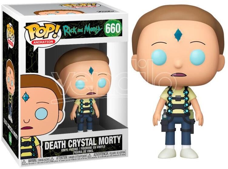 FUNKO Pop Figura Rick & Morty Death Cristallo Morty FUNKO Pop Figura Rick & Morty Death Cristallo Morty