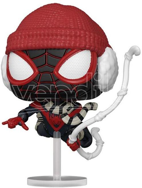 FUNKO Figure Pop! Miles Morales - Winter Suit Spiderman Action Figures FUNKO Figure Pop! Miles Morales - Winter Suit Spiderman Action Figures