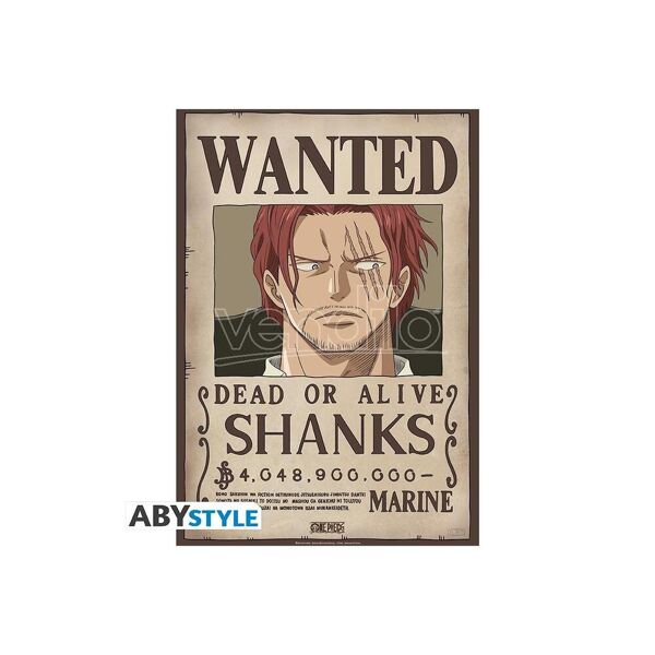 abystyle one piece - poster wanted shanks (52x35)