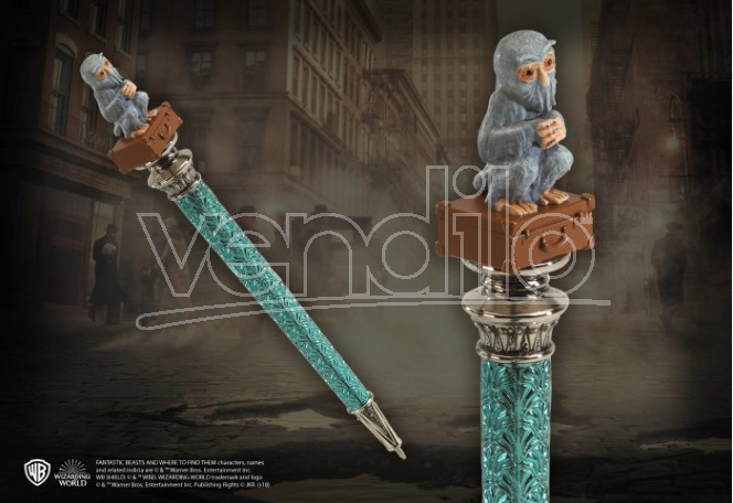 NOBLE COLLECTION Animali Fantastici Penna Con Figura Demiguise In Cima NOBLE COLLECTION Animali Fantastici Penna Con Figura Demiguise In Cima