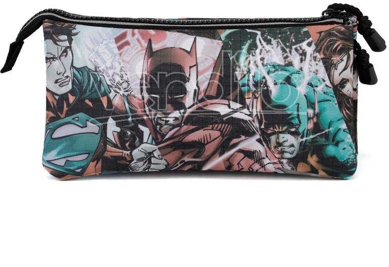 KARACTERMANIA Dc Comics Justice League Astuccio Triplo KARACTERMANIA Dc Comics Justice League Astuccio Triplo