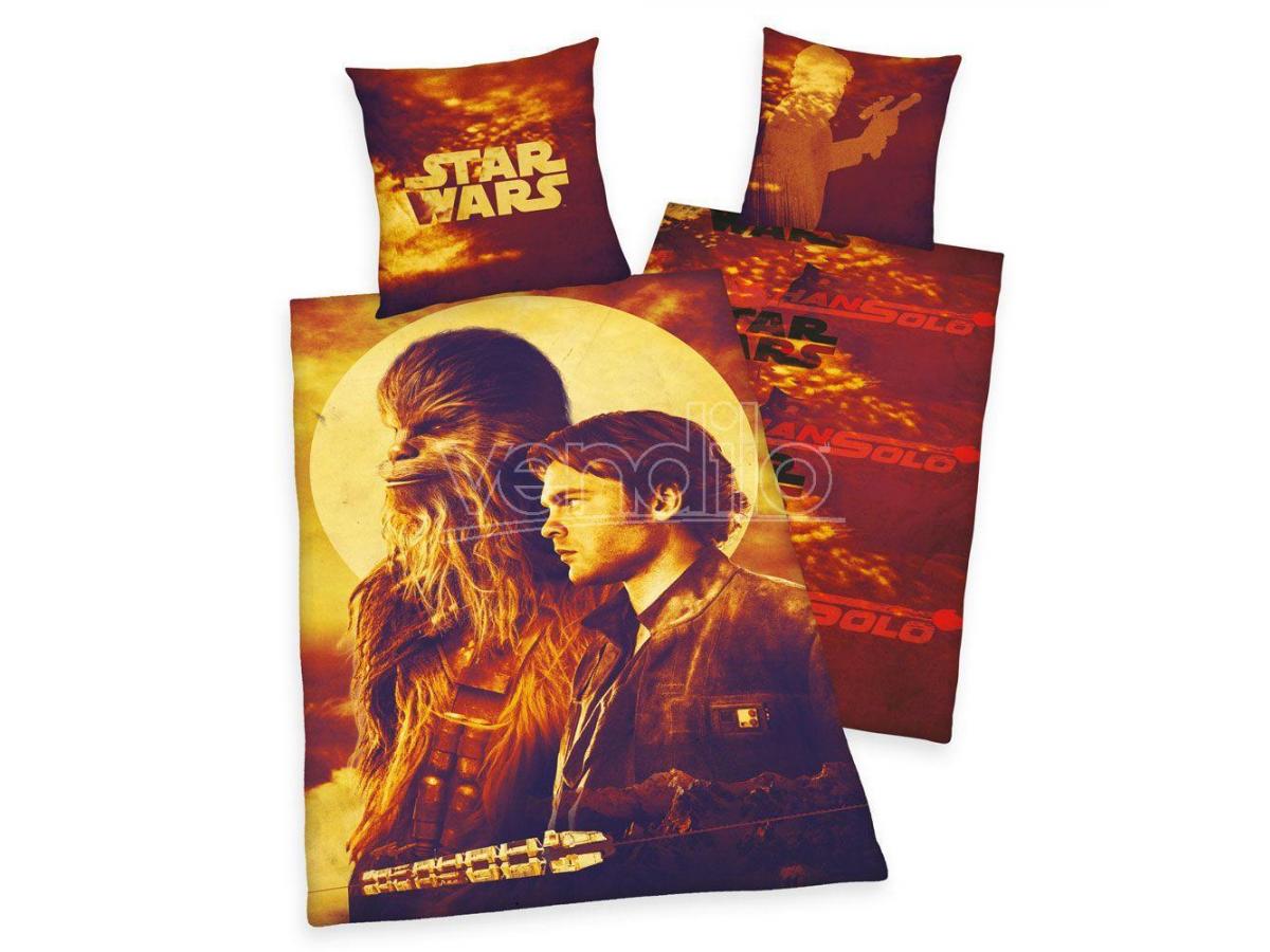 ALTRO Star Wars Copripiumino Letto Set Han & Chewie 135 X 200 Cm, 80 X 80 Cm