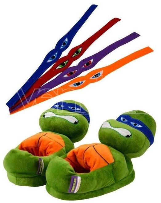 United Teenage Mutant Ninja Turtles Tartarughe Pantofole Personaggi Size 35 37