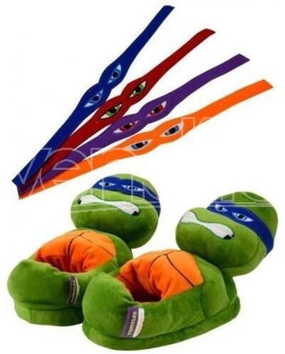 United Teenage Mutant Ninja Turtles Tartarughe Pantofole Personaggi Size 32 34 United Teenage Mutant Ninja Turtles Tartarughe Pantofole Personaggi Size 32 34